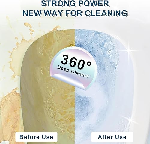 Miniatura 6 de Piedra pómez de 16.7 pulgadas de largo para limpieza del inodoro, piedra pómez de inodoro con mango largo, varita ergonómica para inodoros,