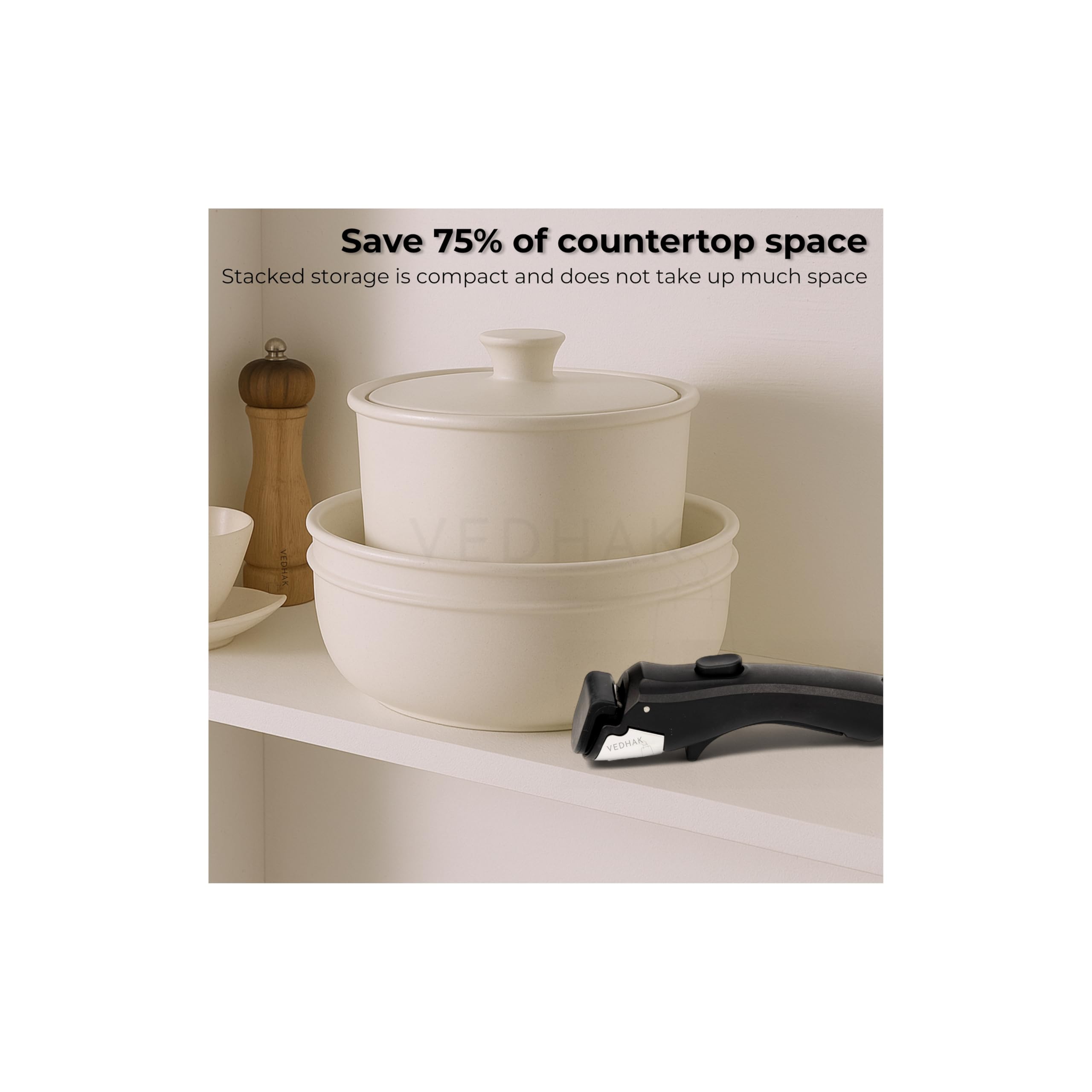 Pull Handle Multipurpose/Removable Handle for Kitchen Cookware - Uncoated Detachable Pan and Pot Dismountable Clip Grip. — Amazon image 9