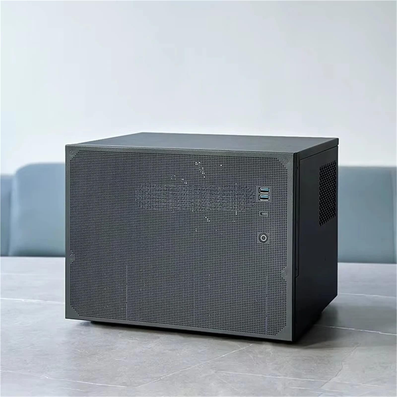 Boîtier Tour NAS Mini ITX/ATX 9 Baies avec Ventilateur