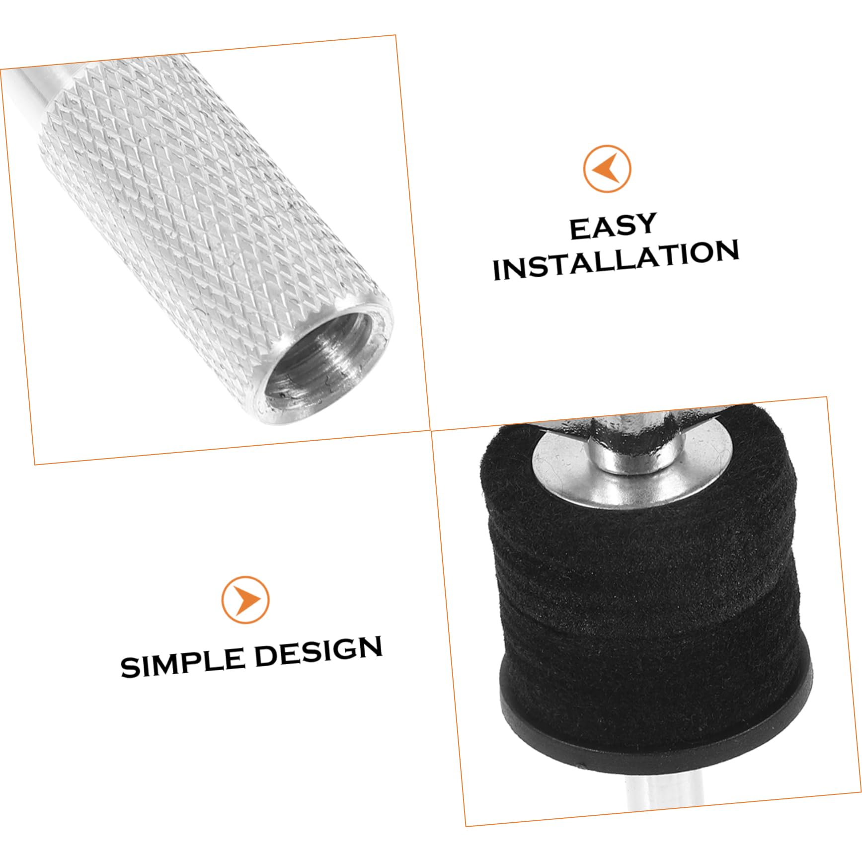 Wakauto Cymbal Holder Attachment Cymbal Stacker Drum Rack Boom Arm Mount for