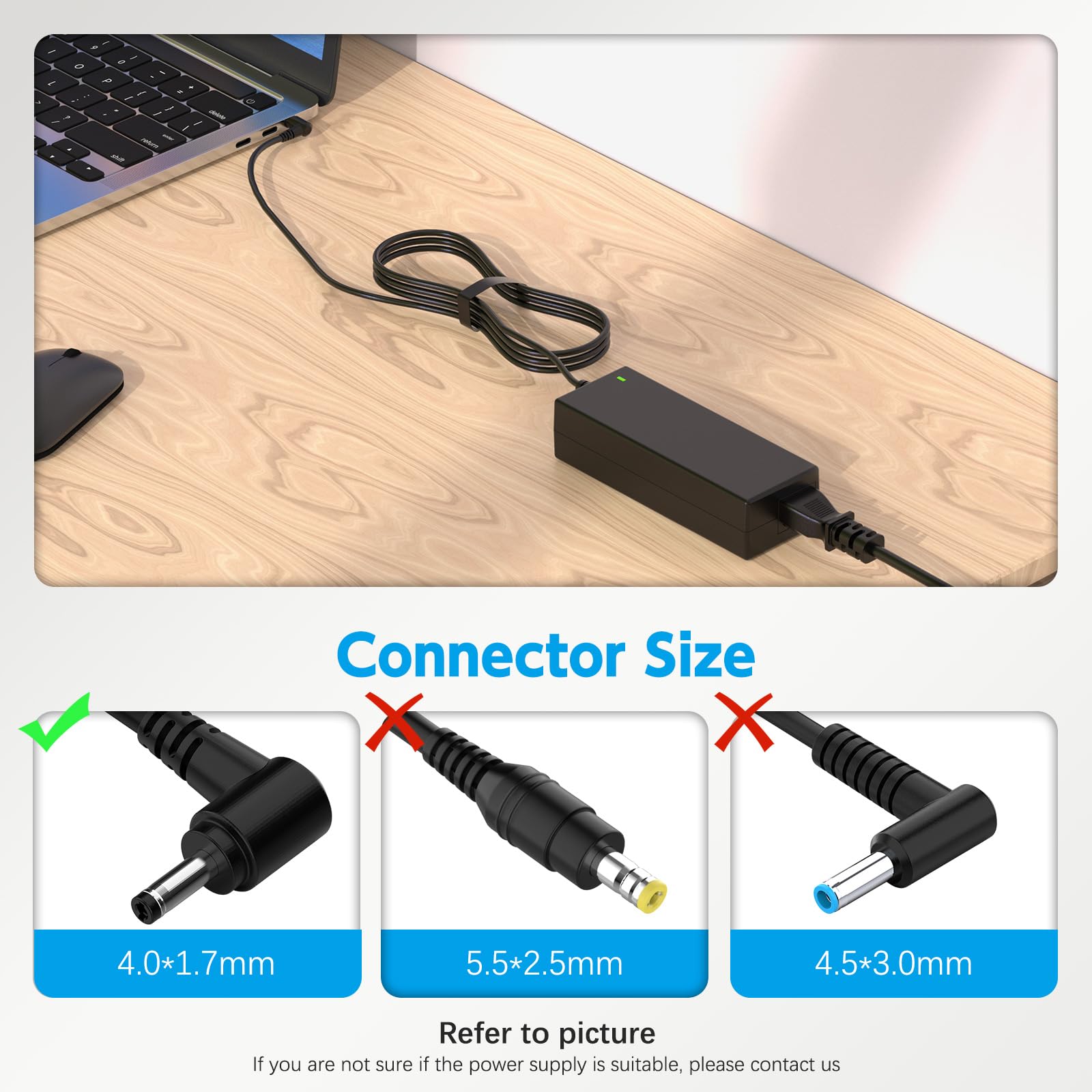 45W Laptop Charger Power Supply For Lenovo IdeaPad 3 5 110 100 - Foto 9