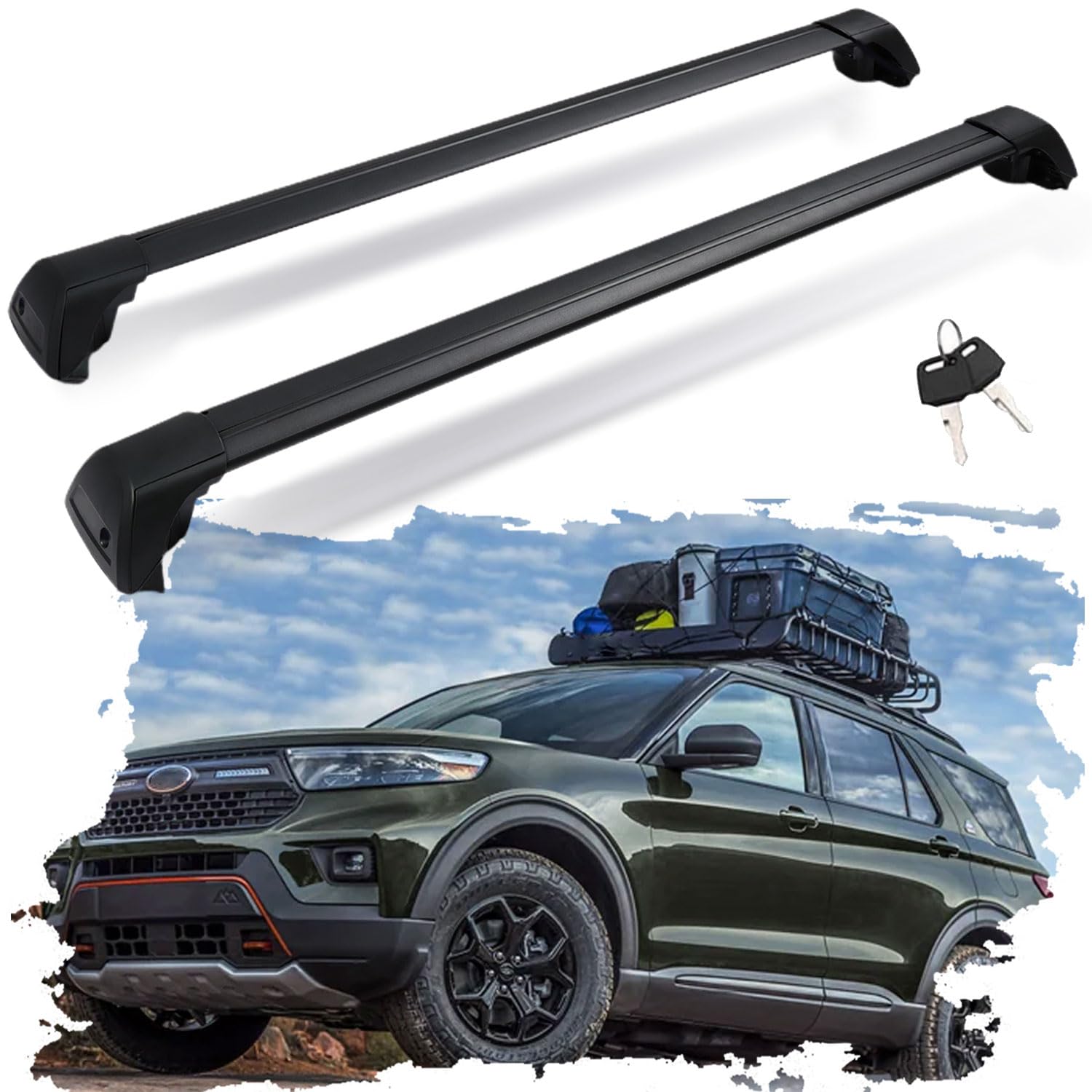 2021 Ford 2020 Ford Explorer Thule Roof Rack Ford Explorer Roof