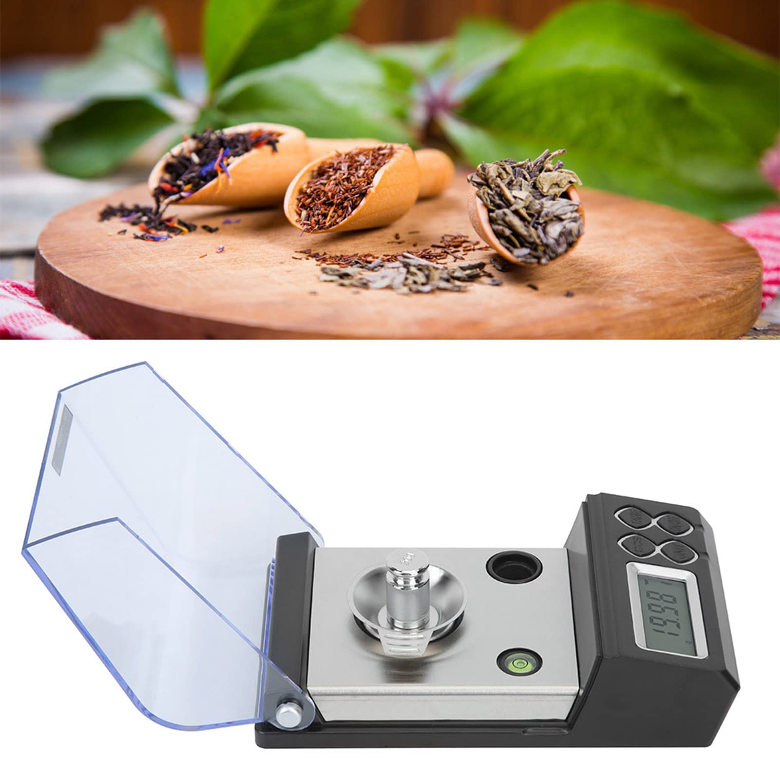 Hochpräzises Mini Digital Taschenwaage Elektronisches, Mini Digitalwaage Schmuckwaage Präzisions Küchenwaage Taschen Milligramm Waage Kalibriergewicht Tara-Funktion(30g/0.001g)