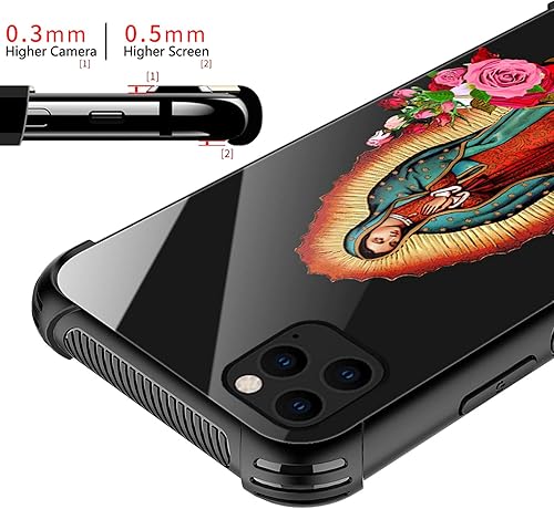 Miniatura 2 de CARLOCA Funda compatible con iPhone 13 Pro Max, diseño gráfico de identidad de dama de flores, a prueba de golpes, antiarañazos, para iPhone 13 Pro