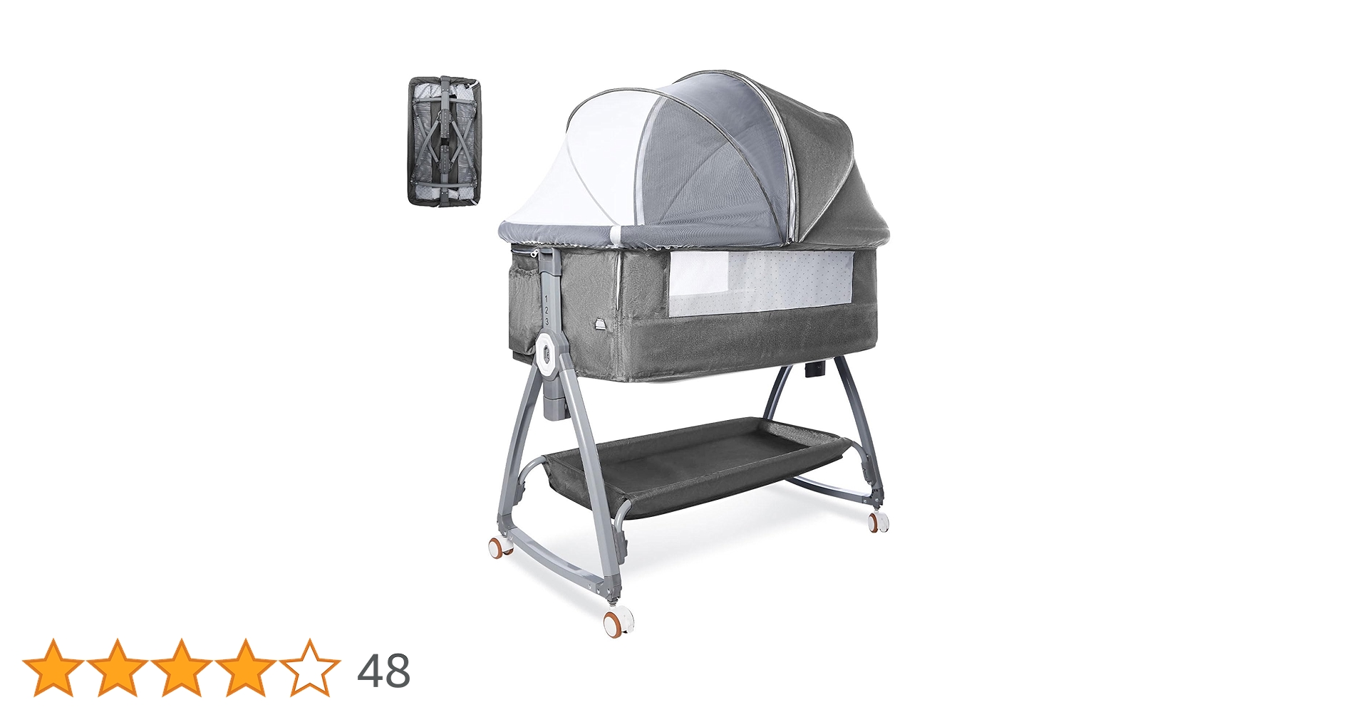 Amazon.co.jp: 新型 5IN1 ベビーベッド 折畳み可能 高さ6段調節