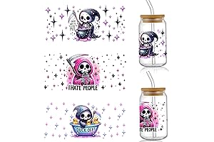 Horror Sticker Pack for 16 Oz Glass Cups