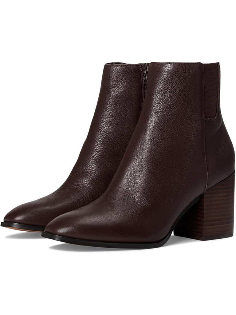 Brown VIONIC Vynn Zip Short Boots