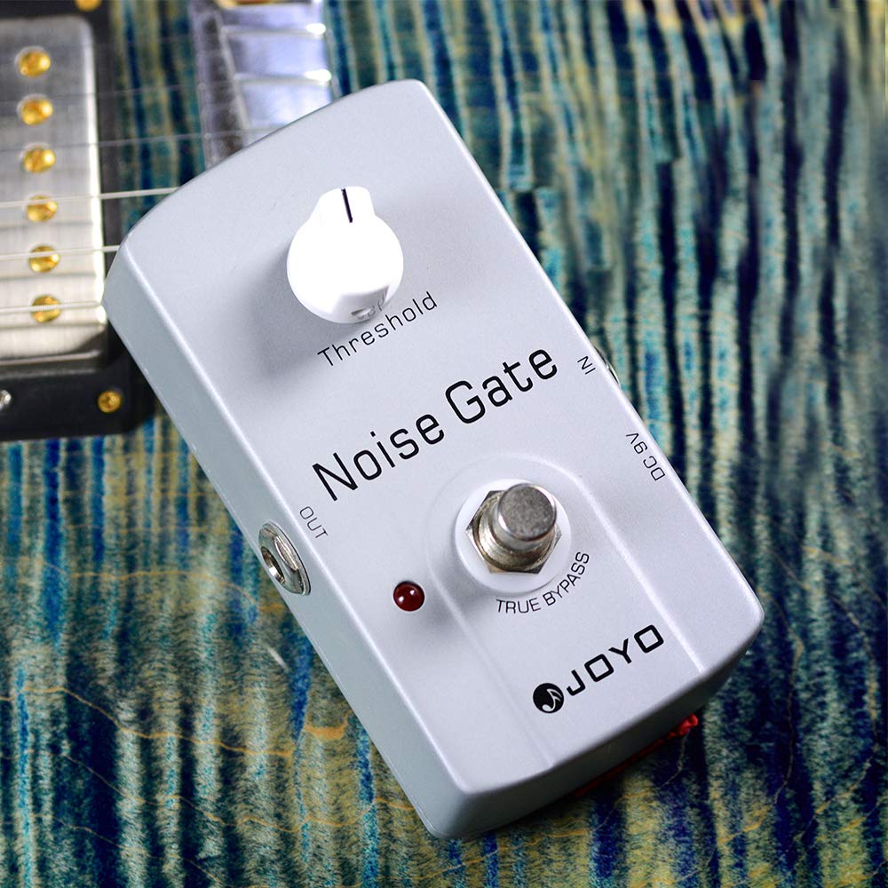 JOYO La pédale d'effet Noise Gate réduit le bruit supplémentaire du signal pour pédales de guitare électrique – True Bypass (JF-31)