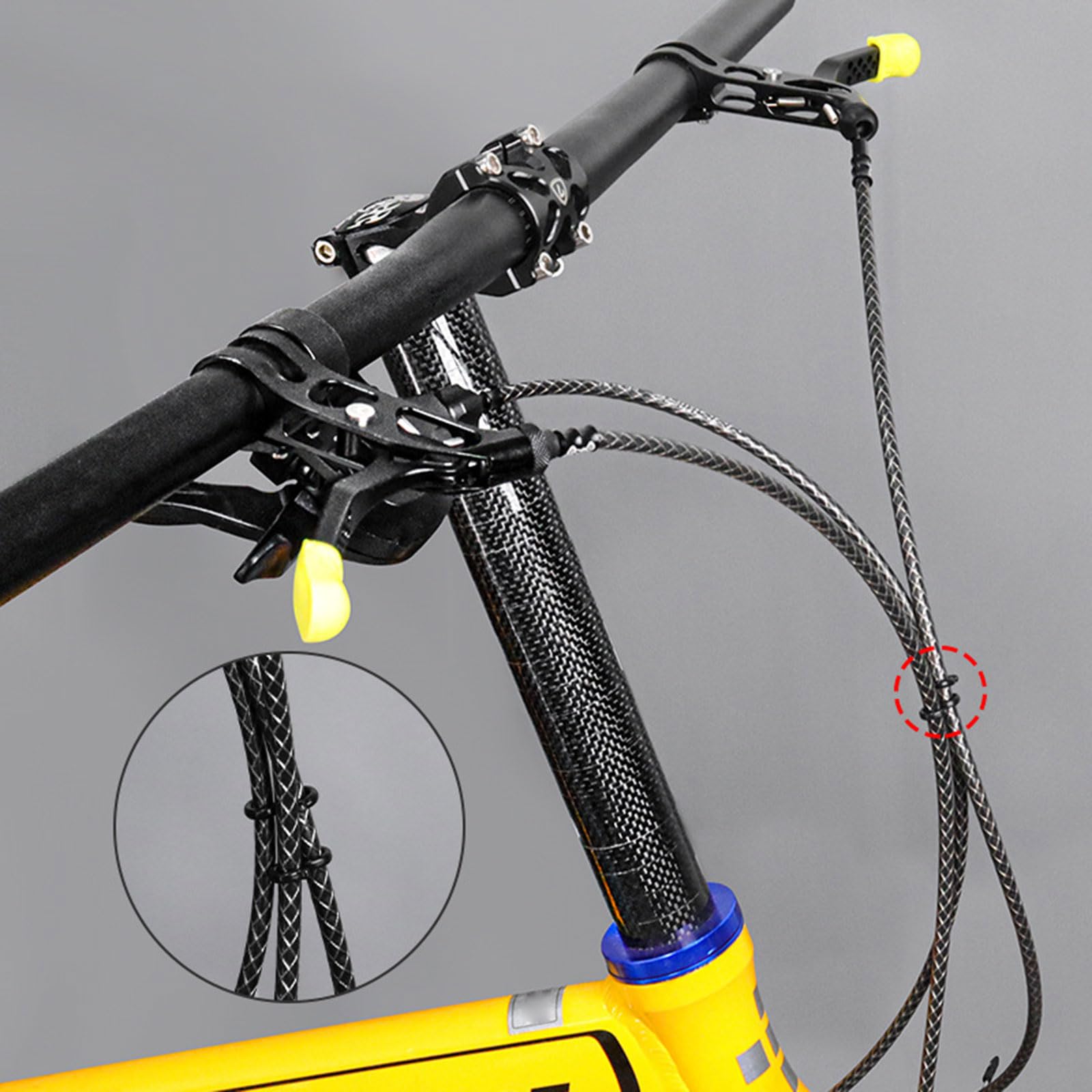 Clips de cable de bicicleta, clips de cable de freno, clips de gancho en S, clips de hebilla de guía para carcasa de engranaje de freno de bicicleta