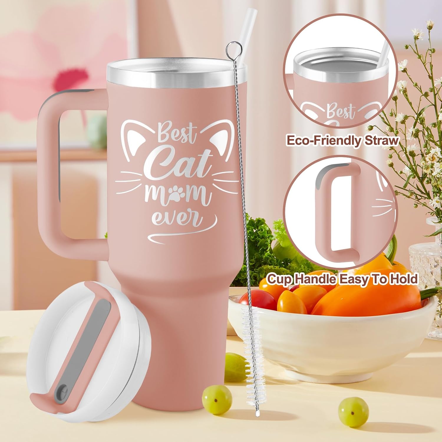 Cat Mom Tumbler