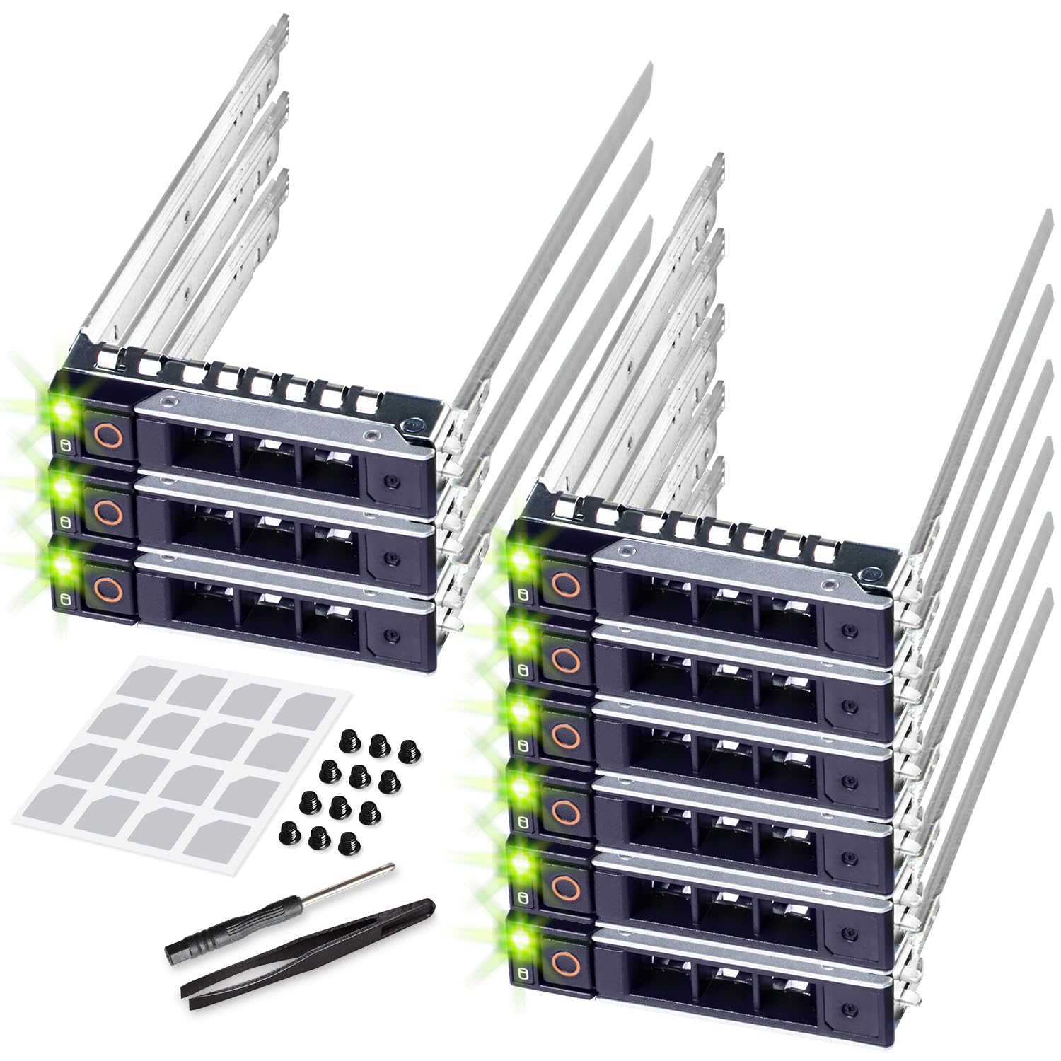 Amazon.com: DRIVECADDY 9-Pack 2.5