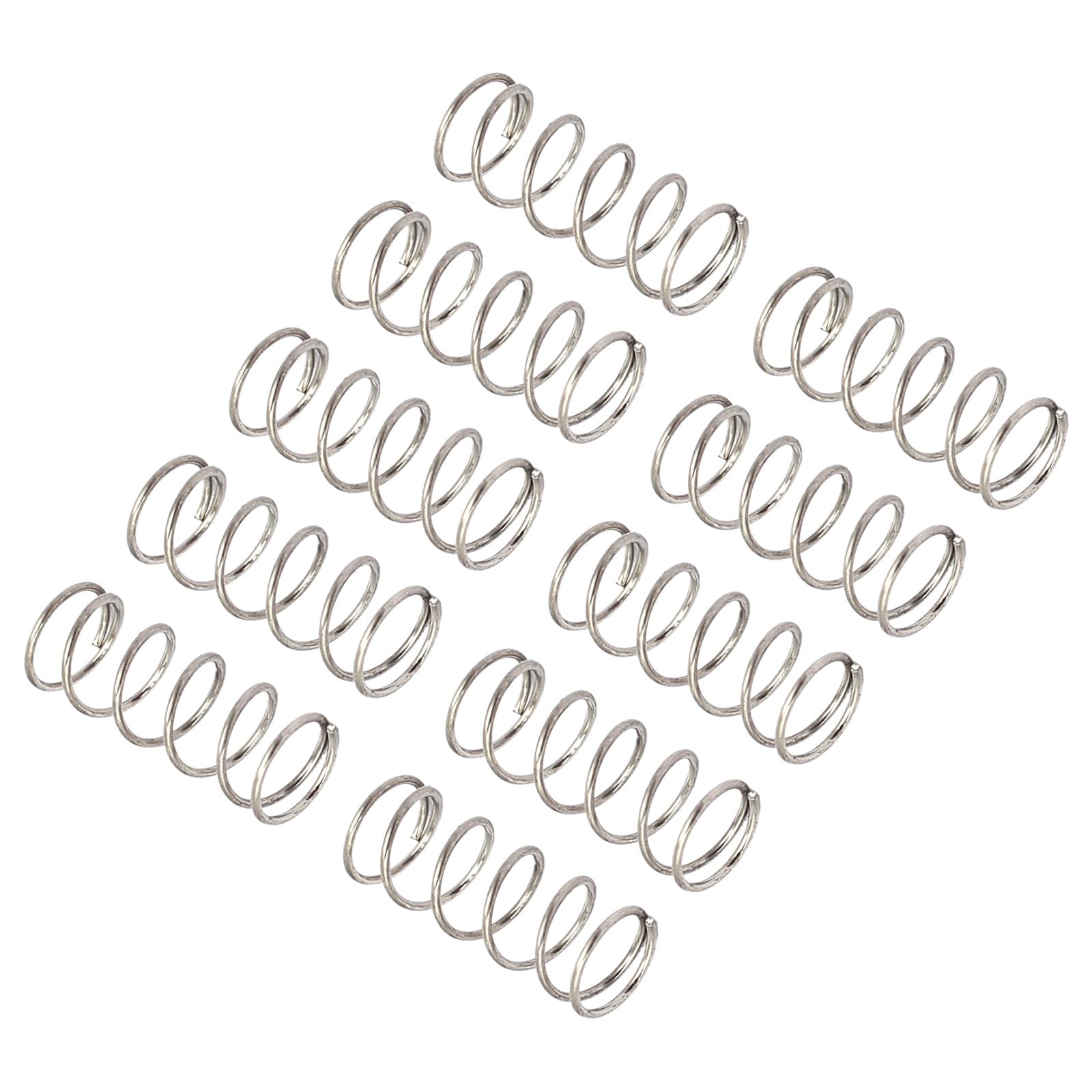 Produktbild von 2x Zugfeder 0,5x4x25 Mm Aus 304 Edelstahl – Doppelhaken, Rostfrei, Für Reparatur & DIY