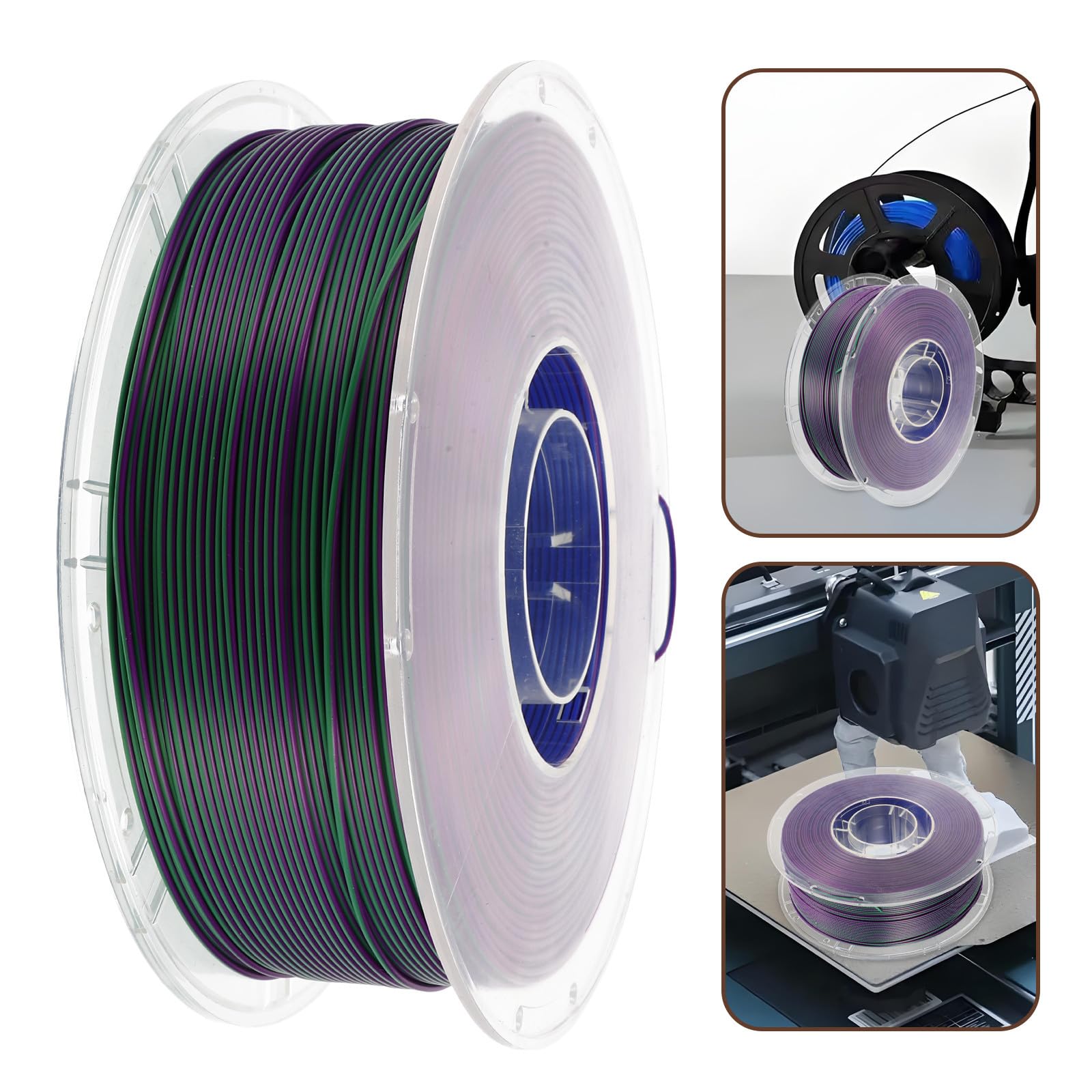 Filamento Pla Tricolor de 1, 75mm para Impresora 3d