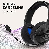 Vista 3 de PDP AIRLITE PRO Wireless Power Stereo Gaming Headset with Noise Cancelling Microphone Compatible with PS5PS4PS3 ConsolePC Windows 10, Comfortable