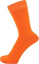 ZAKIRA Finest Combed Cotton Dress Socks in Plain Colours for Men, Women