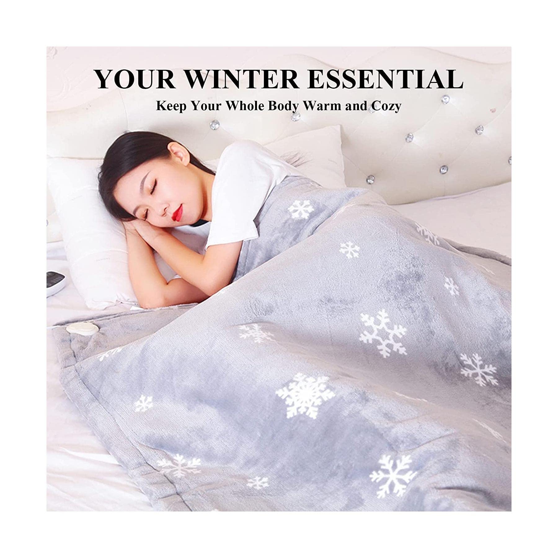 Amazon.com: Electric Heated Blanket Electric Blanket Easy to