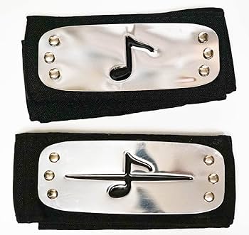 Amazon.co.jp: ナルト 額あて 音隠れ セット 額当て 鉢巻 コスプレ Amazon.co.jp: ナルト 額あて 音隠れ セット 額当て 鉢巻 コスプレ
