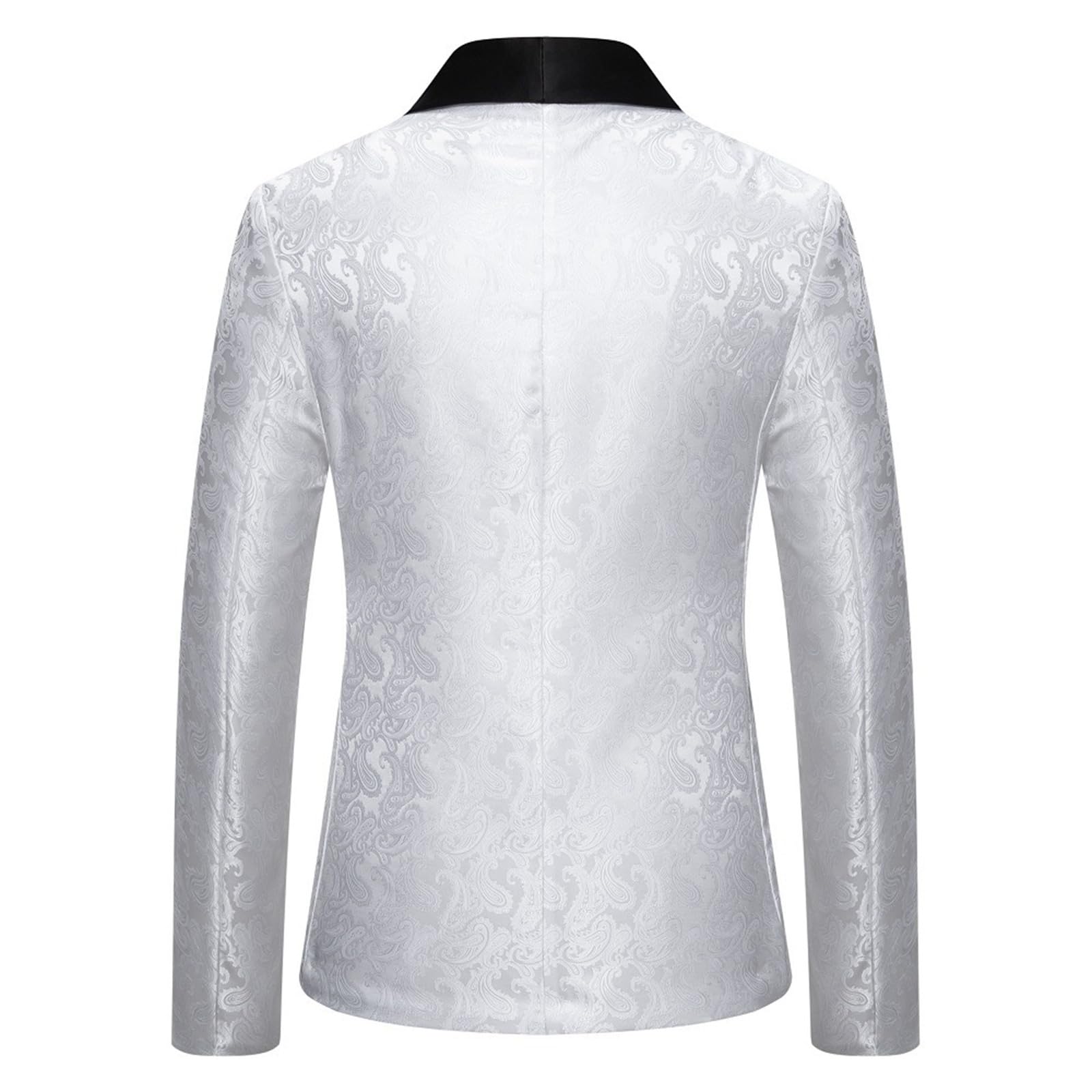 Blazer Homme à Sequins Dorés Charme Un Bouton Casual Fit Costume Manteau à Manche Longue Elegante Costume Veste Revers Slim Fit Top