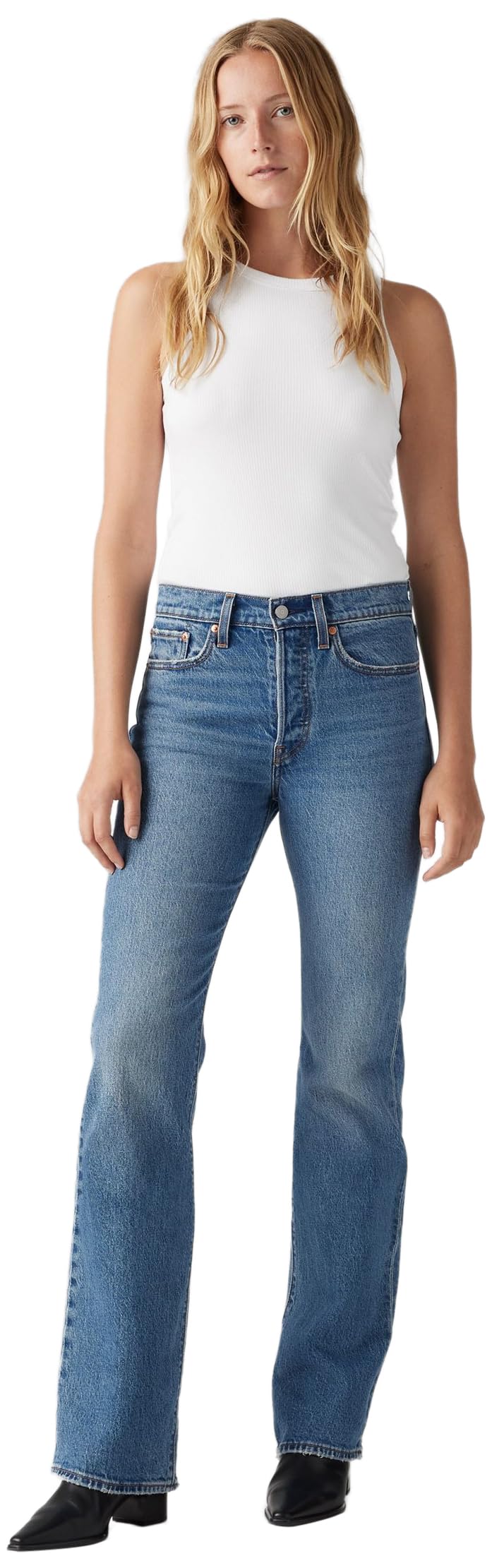 Levi's Wedgie Boot - Dżins Kobiety