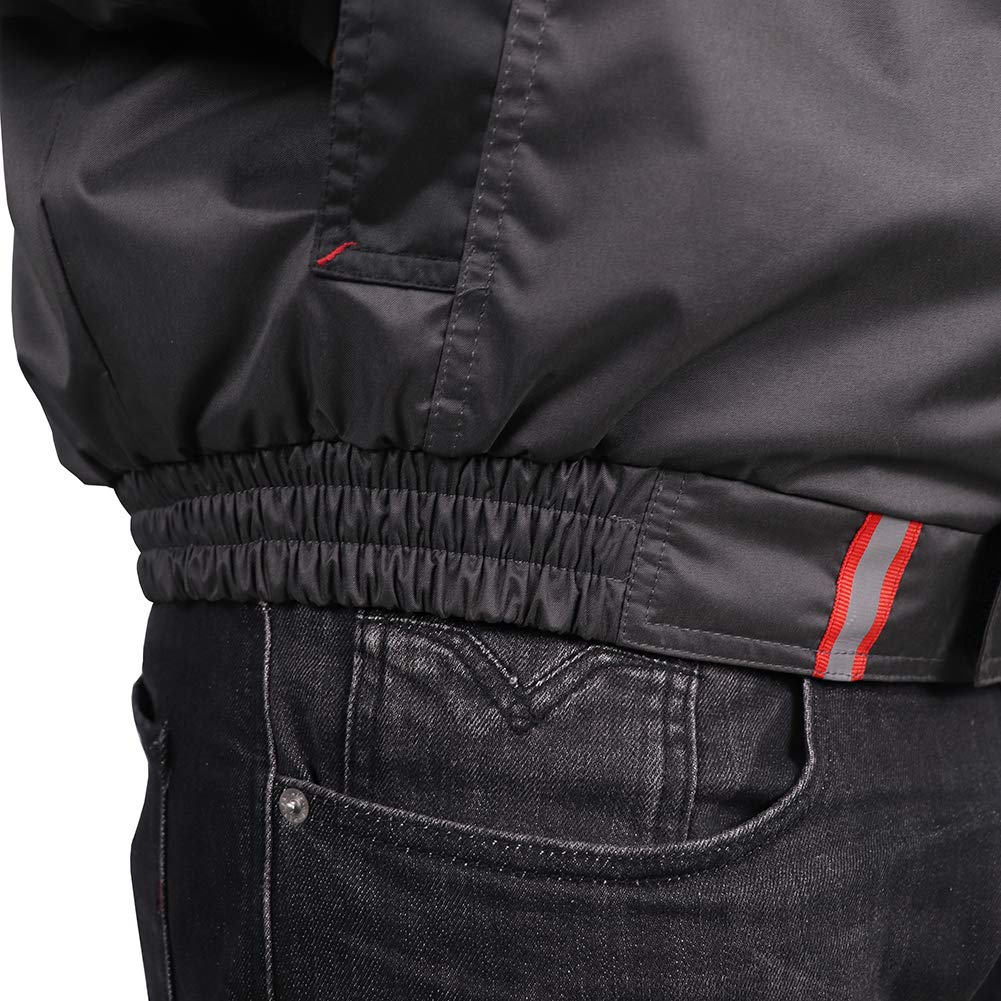 Lee Cooper Arbeitskleidung Herren Sicherheits-Jacke, gepolstert, Polyester, wasserabweisend, leicht, Grau, XL