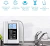 Alkaline Water Ionizer, Multifunctional electrolytic water machine,Water Ionizer Filter PH 3.5-10.5, up to -500mV ORP, 6000L per Filter, 7 Water Settings, Automatic Intelligent Voice,White