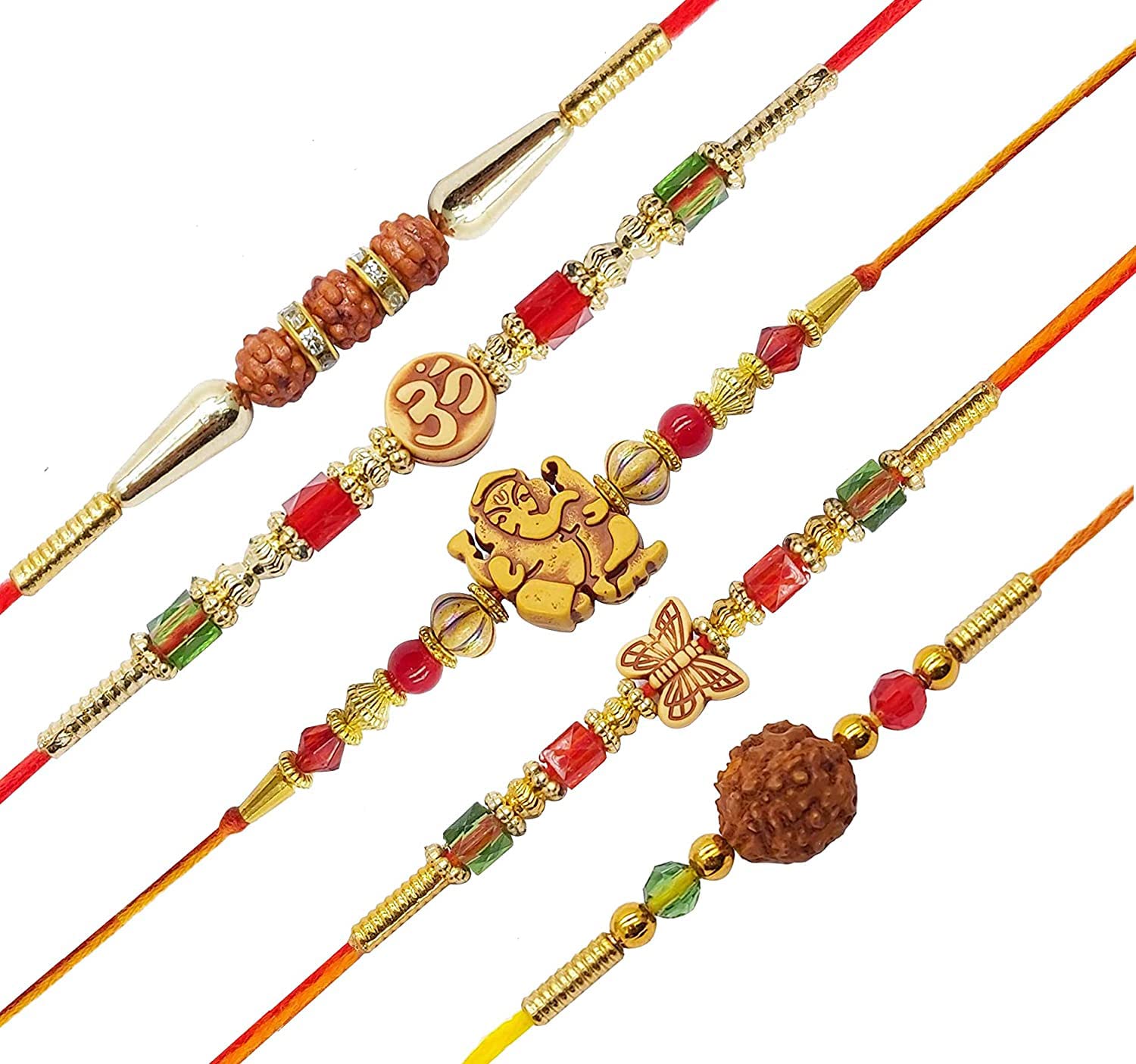YouBella Rakhi for Brother Jewellery Designer Bracelet Rakhi Set Combo of 5 for Brother, Rakhee for Bhaiyya/Bhai/Brother (B07THDTTPL) Amazon Price History, Amazon Price Tracker