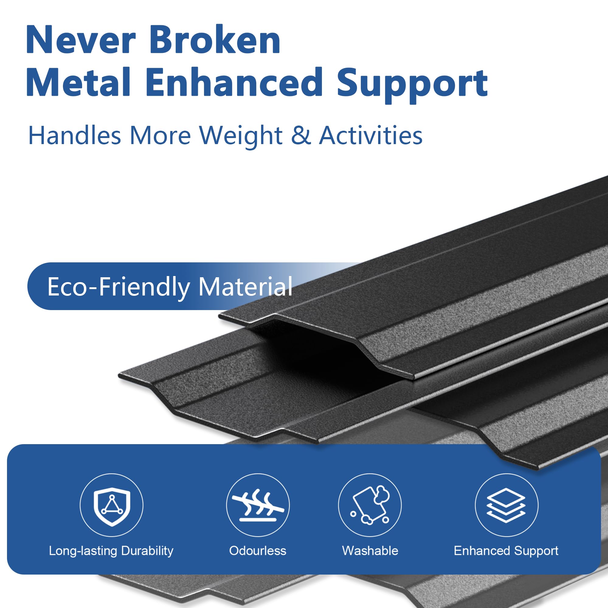 Heavy-Duty Iron Couch Cushion Support [23” x 68”]?Durable Metal Base for Sagging Sofas, Stronger & Longer- Lasting than Wood, Adjustable Fit for 2-3 Seater Sagging Sofas, Fixes & Extends Sofa Life