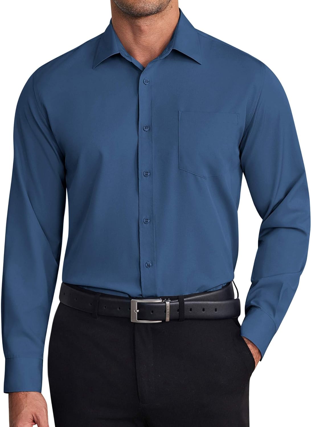 COOFANDY Mens Dress Shirts Wrinkle Free Long Sleeve Button Down Shirt Formal Business Shirts
