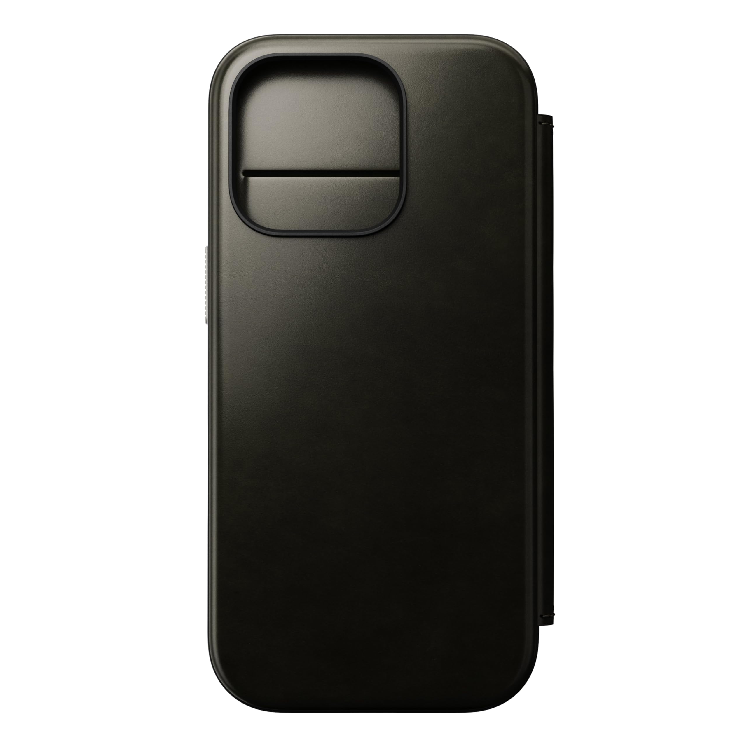 NOMAD - Custodia a libro in pelle moderna - iPhone 16 Pro | Verde Cromo | Horween