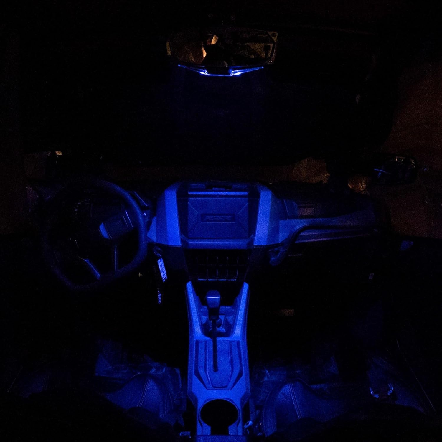 Seizmik Halo-RA LED Rear View Mirror Compatible with Polaris RZR Pro XP/Turbo R (2020-2025) UTV Models | Light Up Rear View Mirror | Cast Aluminum Bezel