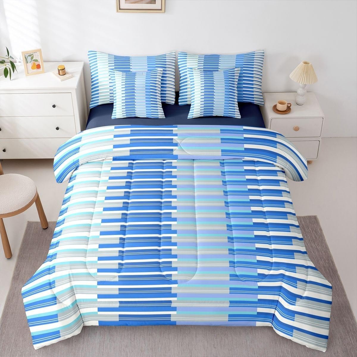 Couette sans housse lavable en microfibre douce pour lit enfant
