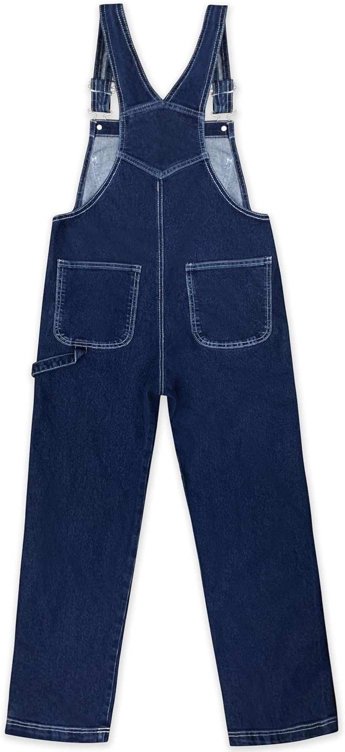 Hybrid & Company Womens Super Comfy Stretch Denim jumpsuit Pants Overalls - Image 4