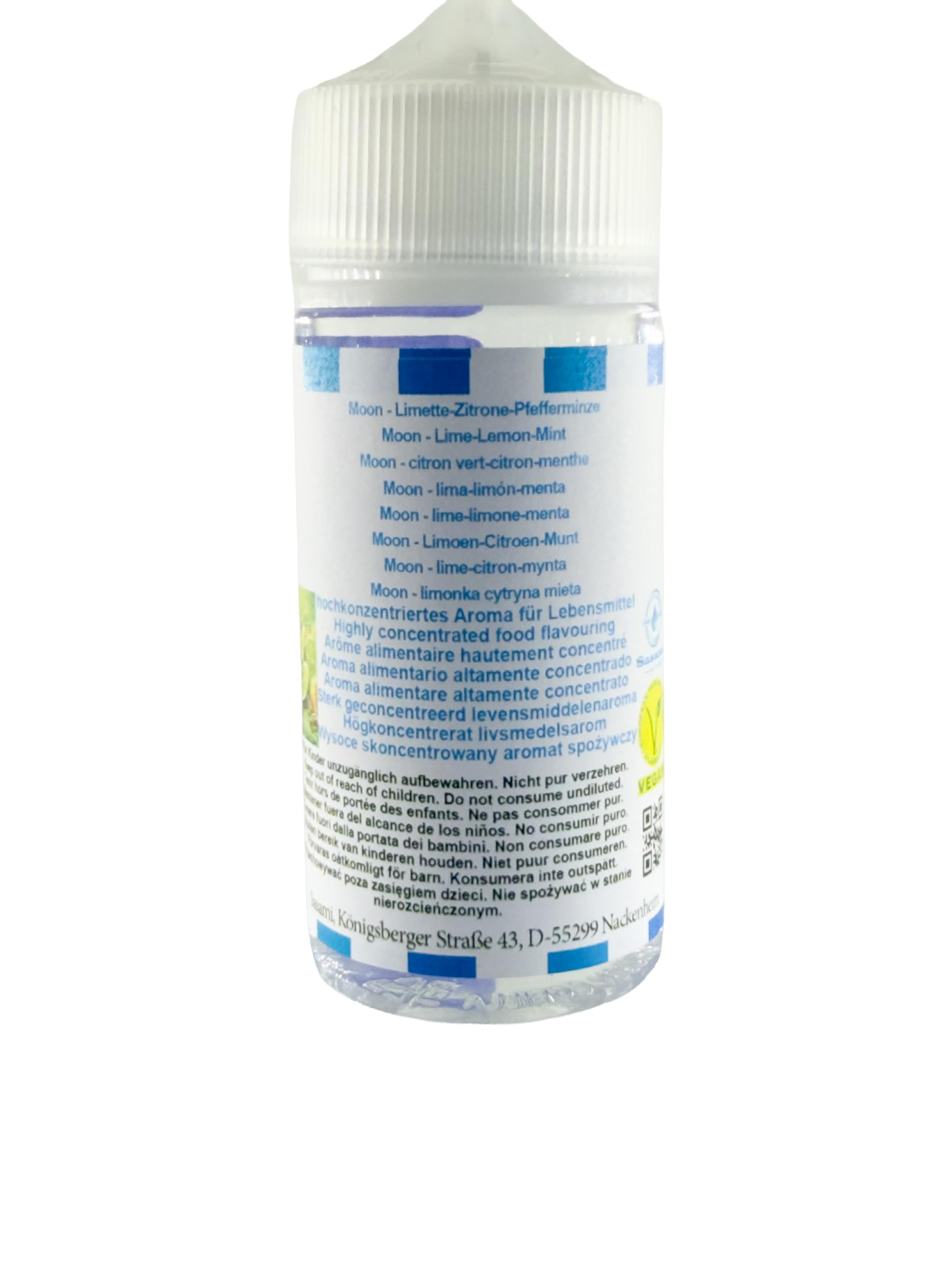 Moon - Limette-Zitrone-Minze Aroma Konzentrat - Vegan - Sasami - 100ml