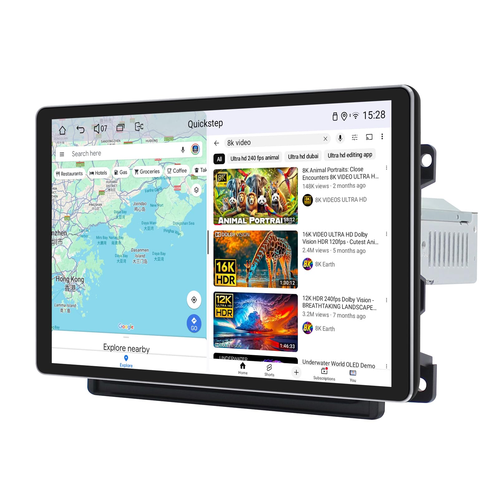 Car Radio for Jeep Grand Cherokee 2014-2019 Upgrade, Android 13 Head Unit 10.1 Inch IPS Touchscreen Stereo for 8.4" OEM Display, with CarPlay & Android Auto, GPS Navigation, AM/FM(JY-CR831T8)