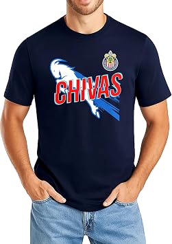 Icon Sports Official Club Deportivo Guadalajara - Chivas Cotton T-Shirt - Unisex Adult