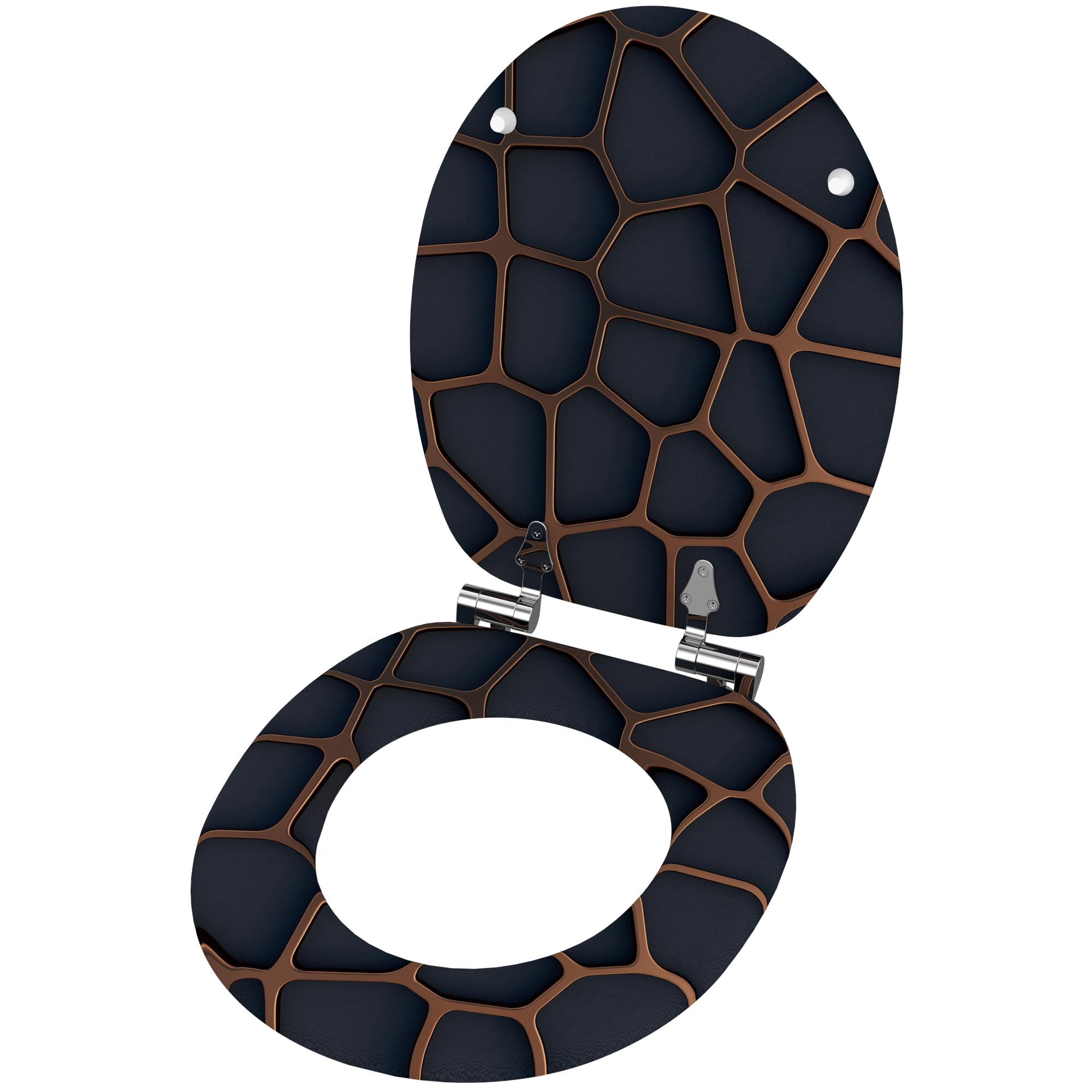 Toiletzitting Sanindusa Sanibold Slim Softclose Clip Off met Bevestigingsmateriaal Wit - Megadump Tiel