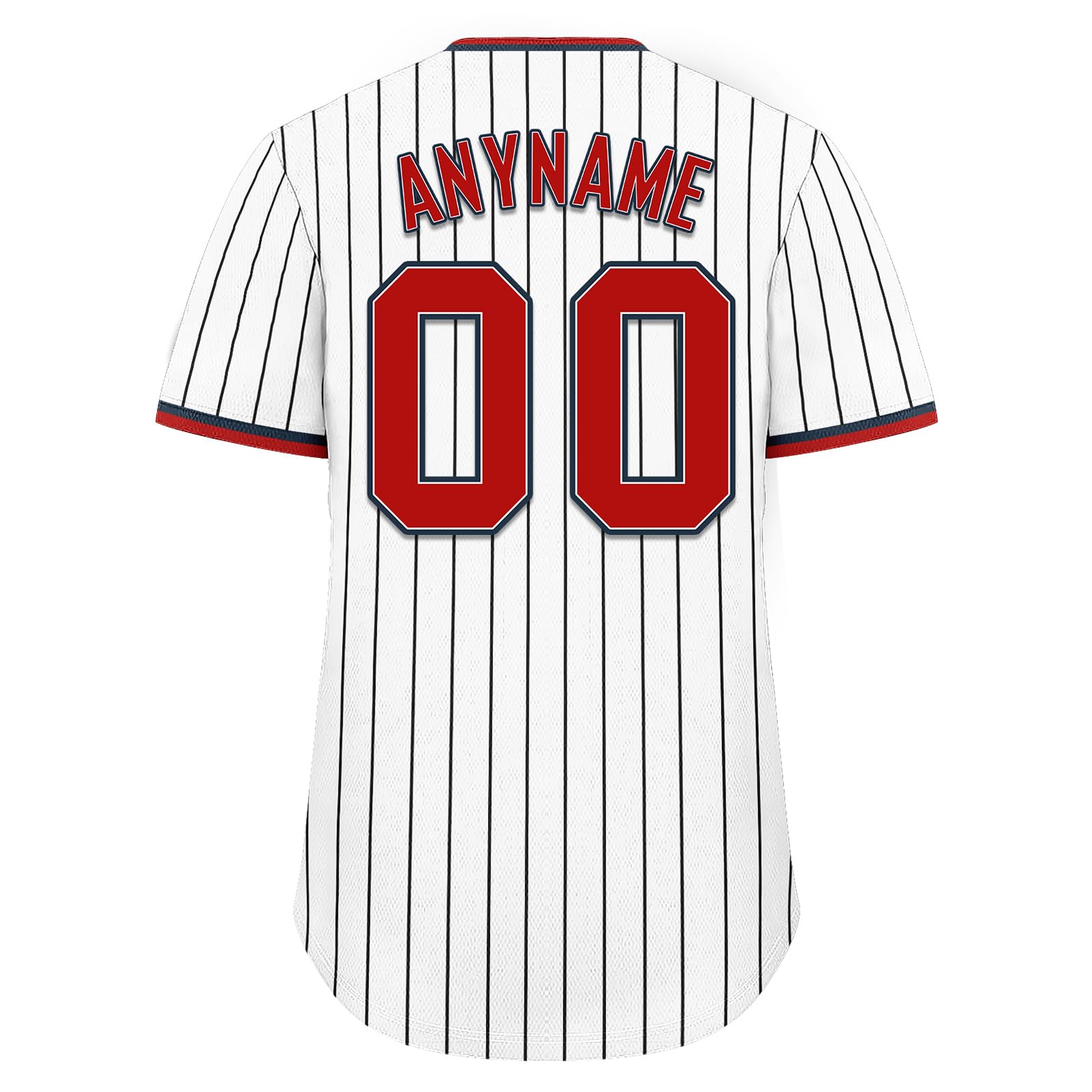 Camiseta de béisbol personalizada a rayas, camisetas de béisbol personalizadas con números de nombre impresos, uniforme deportivo para hombres, mujeres y niños