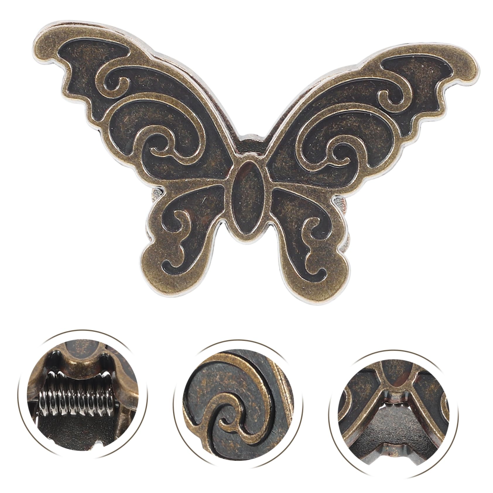 NUOBESTY 20pezzi Graffette Decorative Per Ufficio Clip Per Documenti Multifunzionali Stile Farfalla Per Organizzare Foto Biglietti e Materiale Cartaceo Design Elegante e Pratico