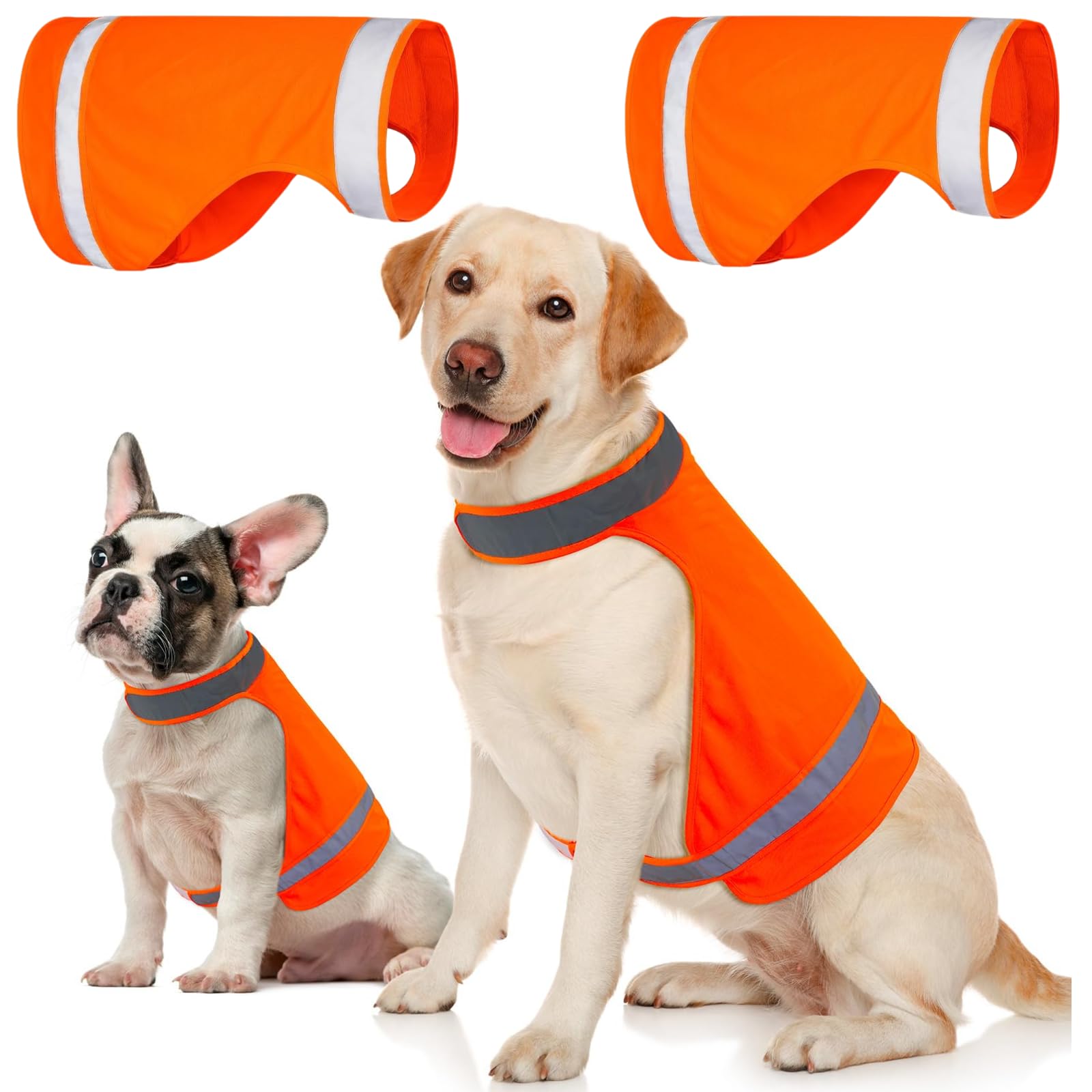 Amazon.com : 2 Pieces Reflective Dog Hunting Vest Orange, High