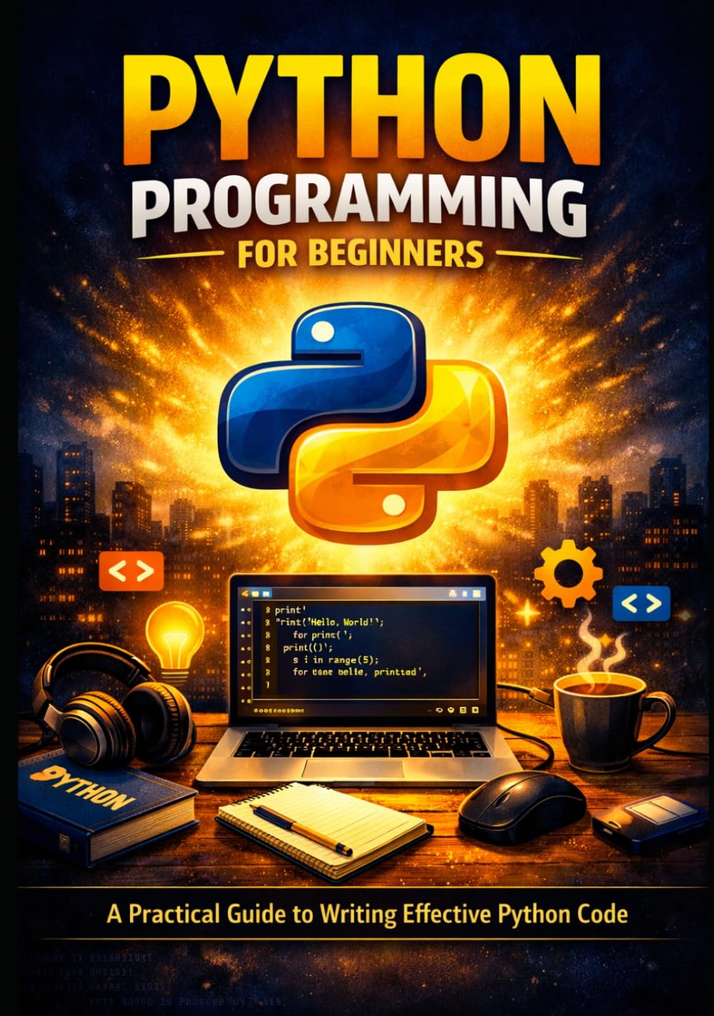 Python Programming for Beginners: A Practical Guide to Writing Effective Python Code (AI prompt and coding books)