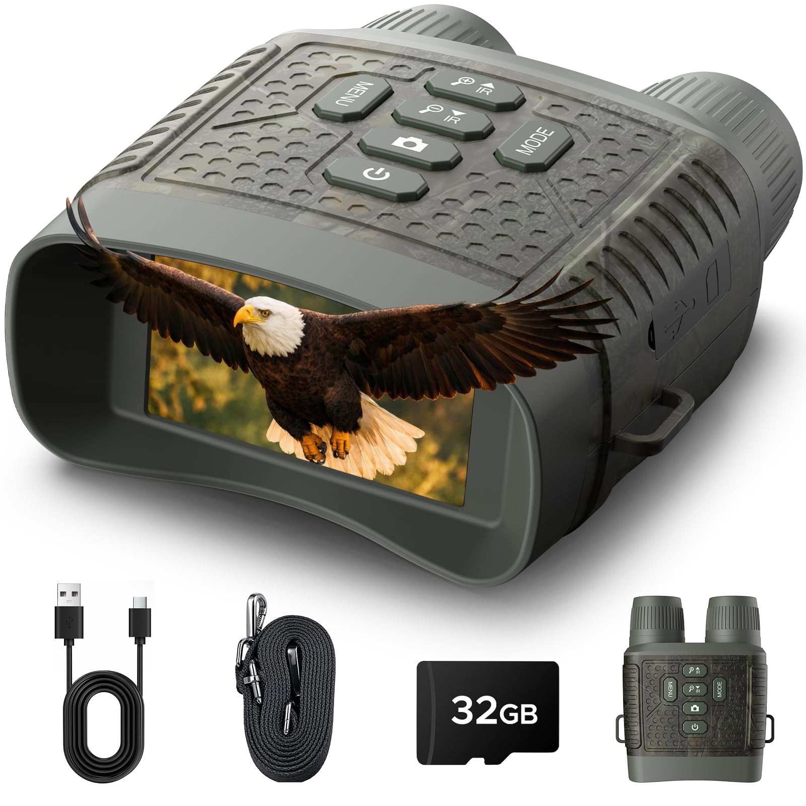 Amazon.com: 4K Night Vision Goggles, Night Vision Binoculars with