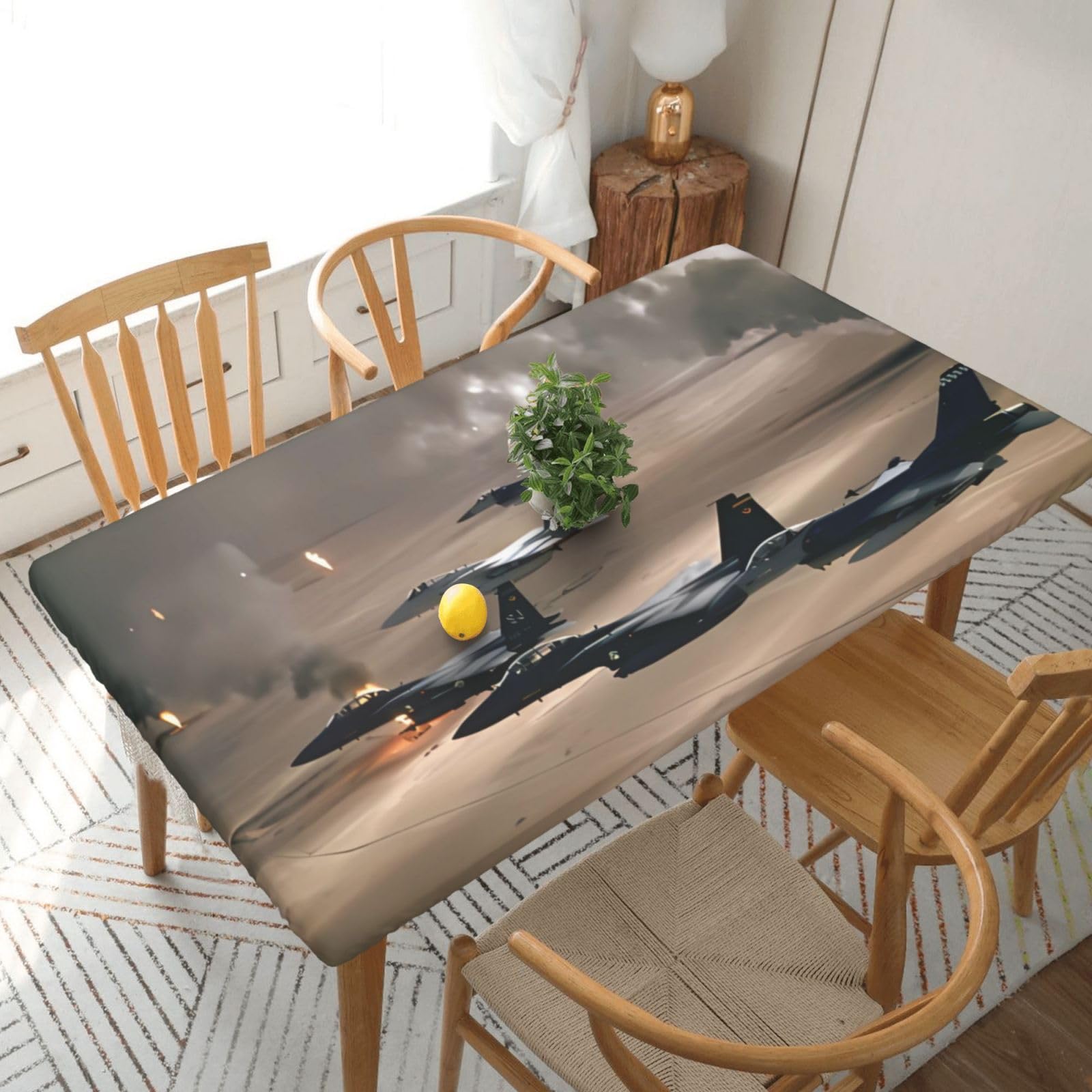 Nappe lavable rectangulaire pour supprimer les taches sur table