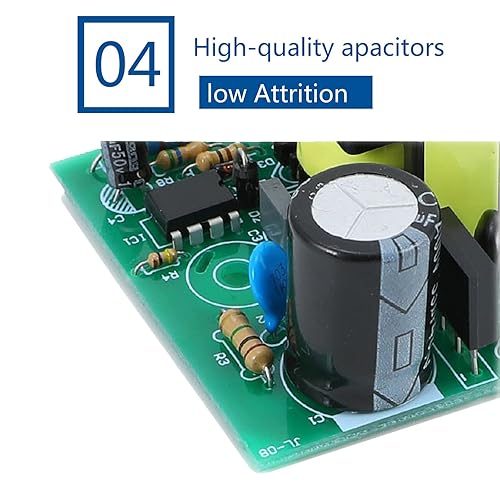 Miniatura 5 de Fuente de alimentación de 12 V 16.7 A, controlador LED de 200 W, adaptador de transformador regulado universal CA 110V-220V a CC 12V salida de bajo