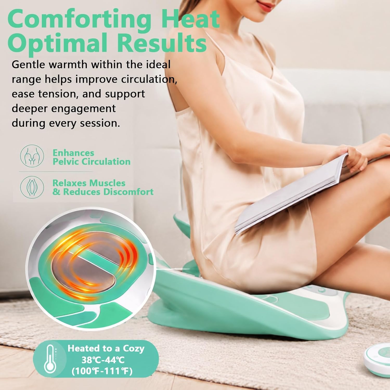 Pelvic Floor Muscle Repair Instrument, Gentle Muscle Activation Device with Adjustable Modes for New Postpartum Users & Daily Muscle Wellness Beginners