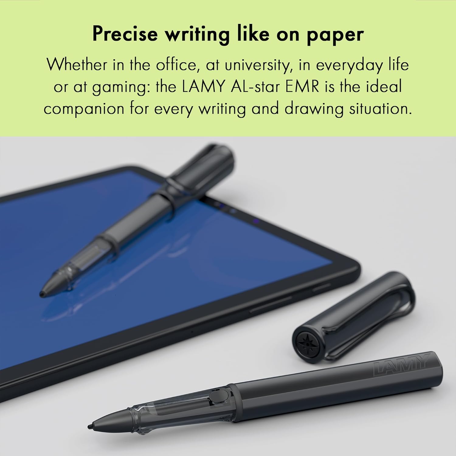 LAMY AL-Star EMR Aubergine (PC/EL tip) - Stylus Pen for Many Android Devices - Touchscreen Pen with Ergonomic Grip - Precise Writing & Drawing on Digital Media - with Function Button