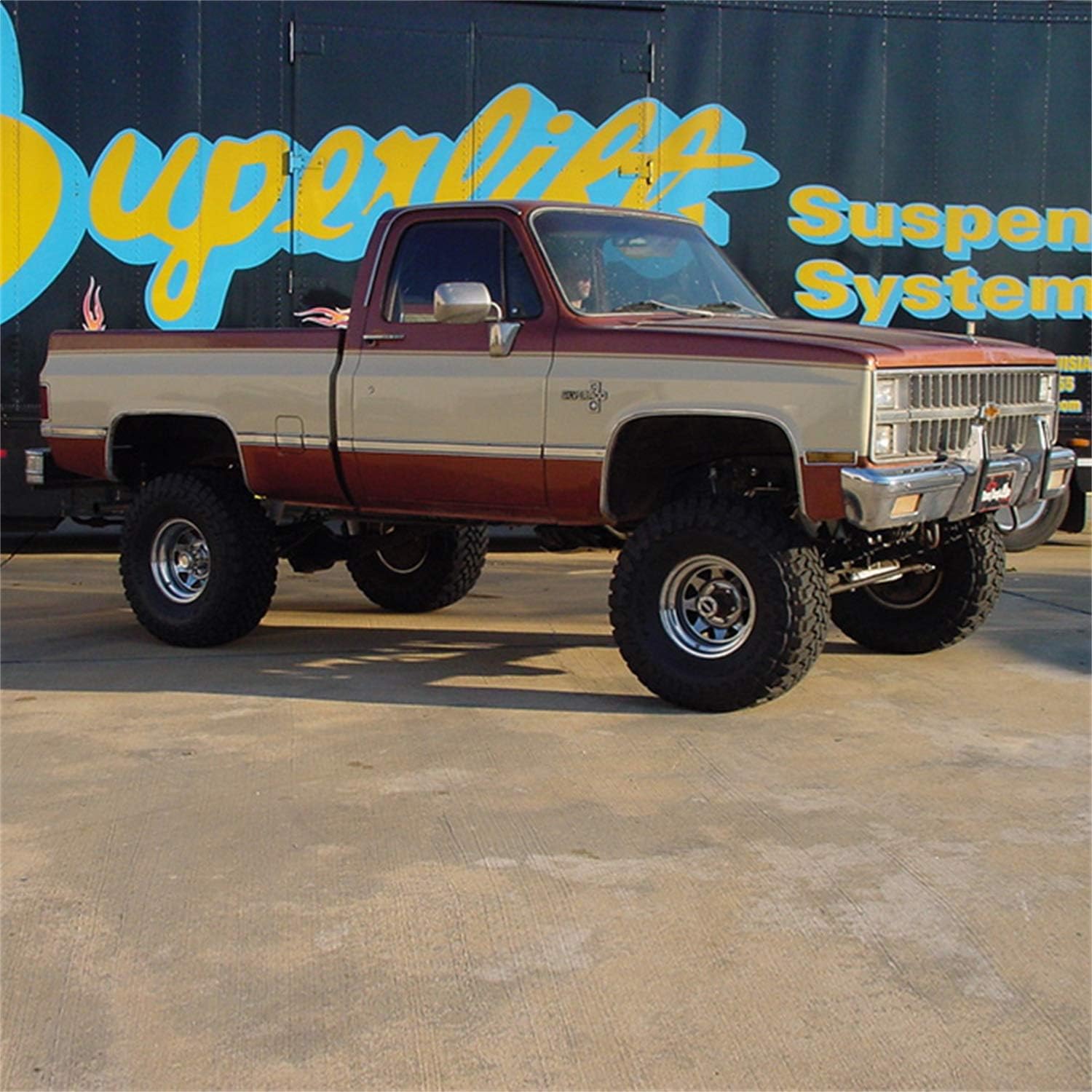 RealTruck SUPERLIFT SUSPENSION 8" Lift Kit for Suburban/Blazer/K10 | Complete Lift Kit with Front & Rear Shadow Shocks | K424 | Fits 1973-1987 Chevrolet K10; 1973-1991 Chevrolet Blazer/Suburban 4WD