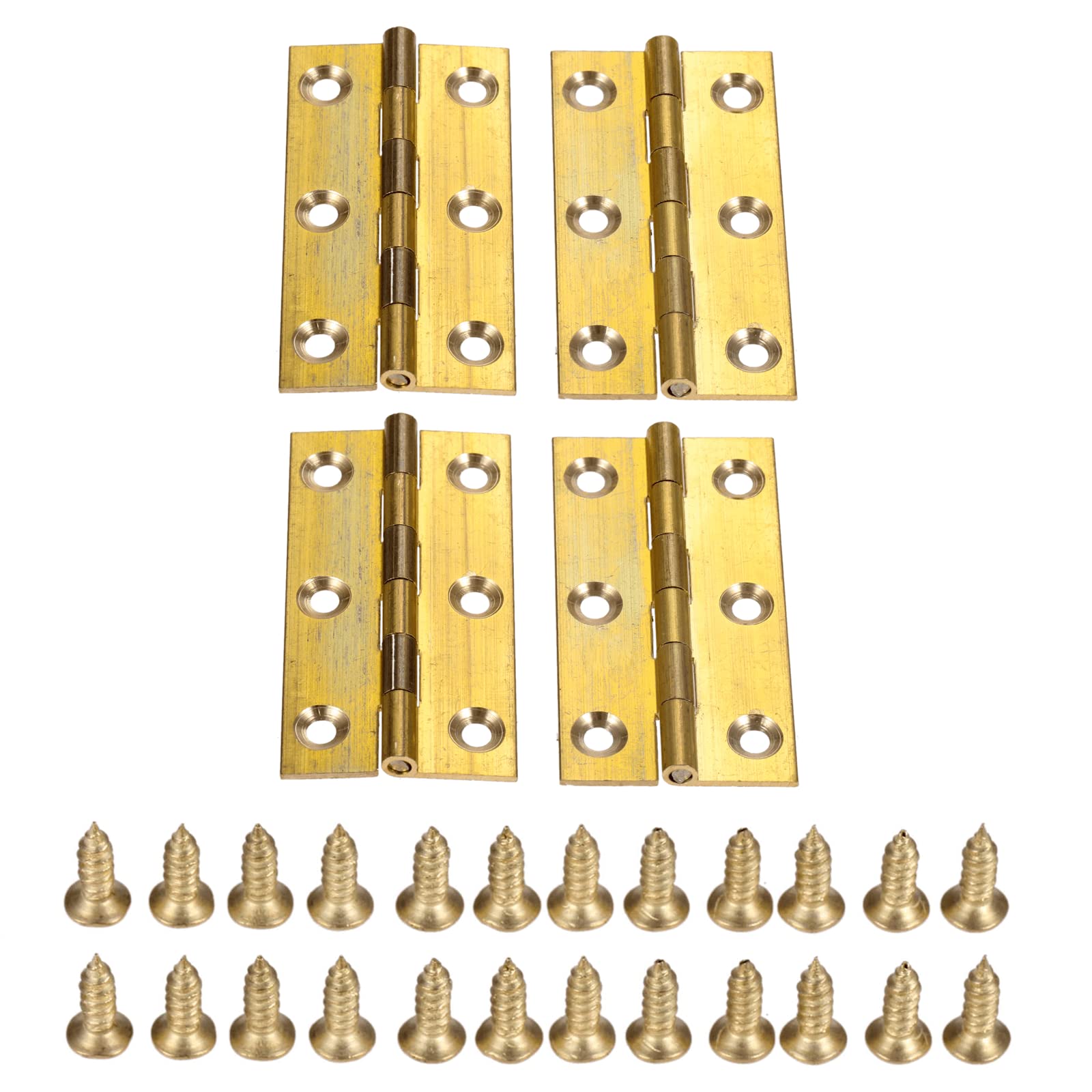 Dophee Mini Brass Hinges - Vintage Cabinet Hinges -9 Dophee Mini Brass Hinges - Vintage Cabinet Hinges -9