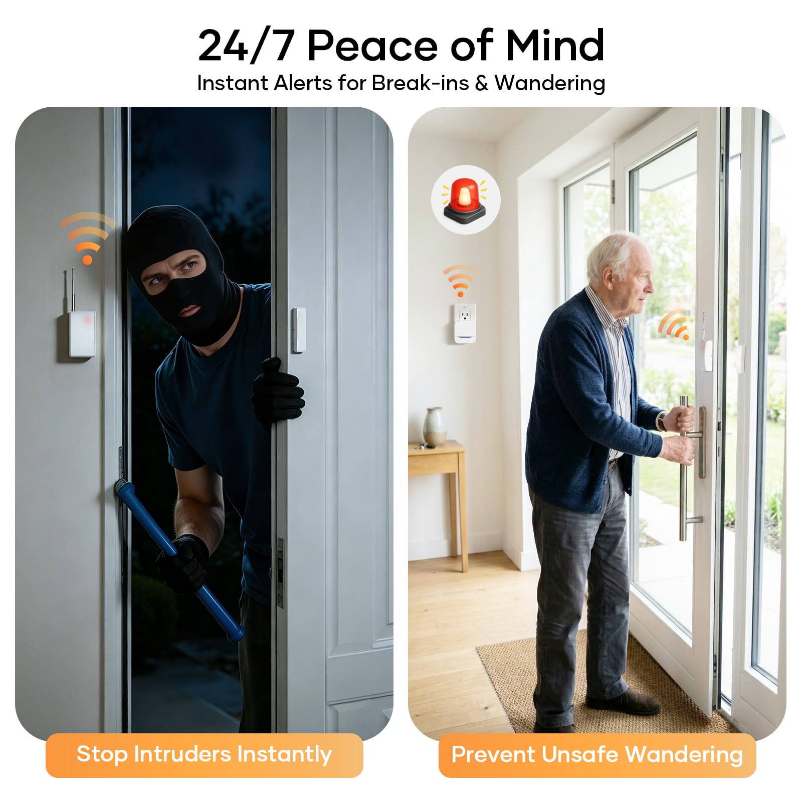 OUDAER 4000FT Wireless Door Chime - Home Security -4 OUDAER 4000FT Wireless Door Chime - Home Security -4