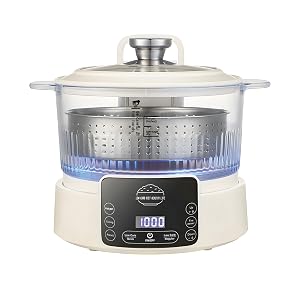 Low Carb Rice Cooker 5L Multifunction Smart Rice Cooker - 4H Keep Warm Digital Display Timer Reservation Function