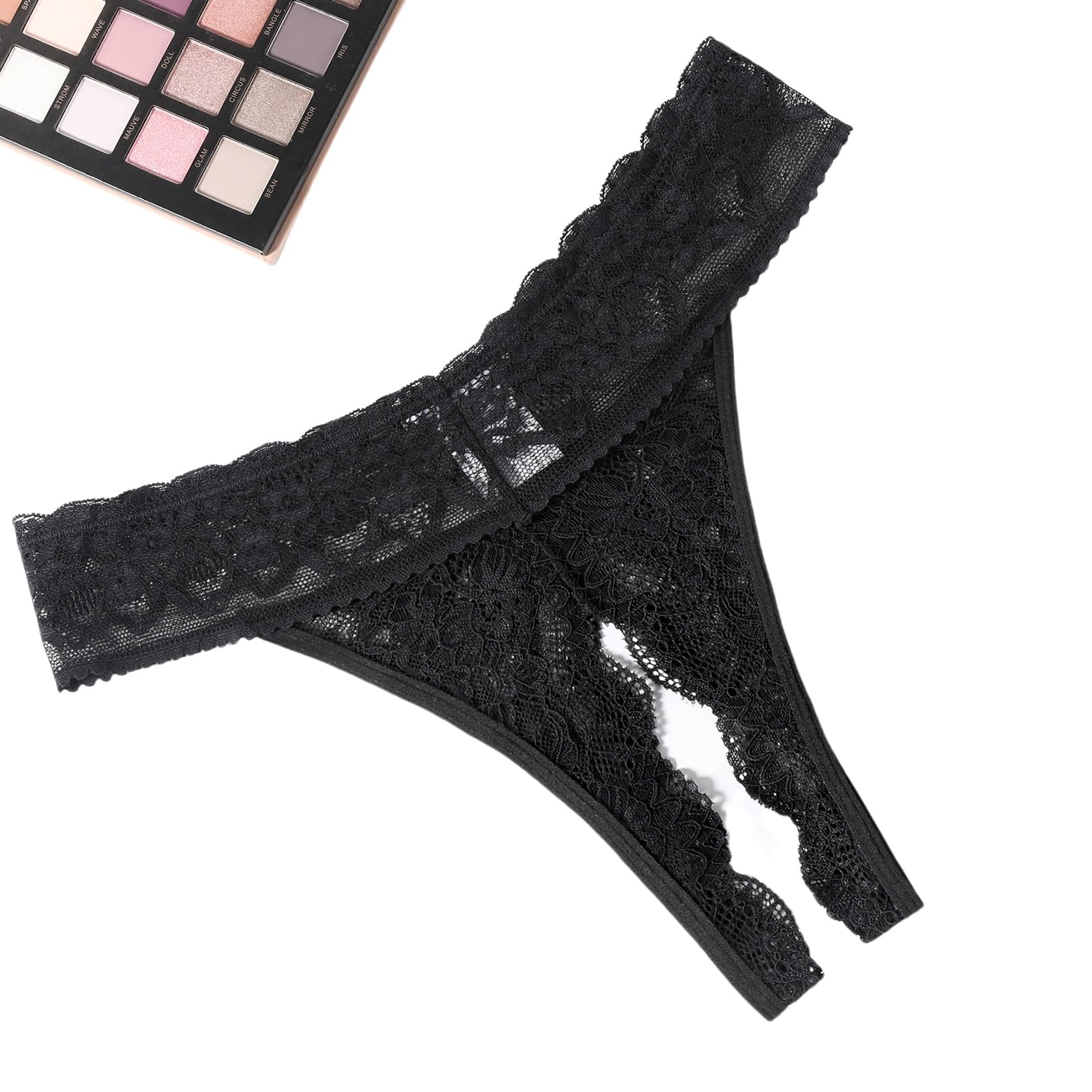 Avidlove Sexy Panties for Women Lace Cheeky Underwear Low Rise T Back Hipster Thong 1-3 Pack